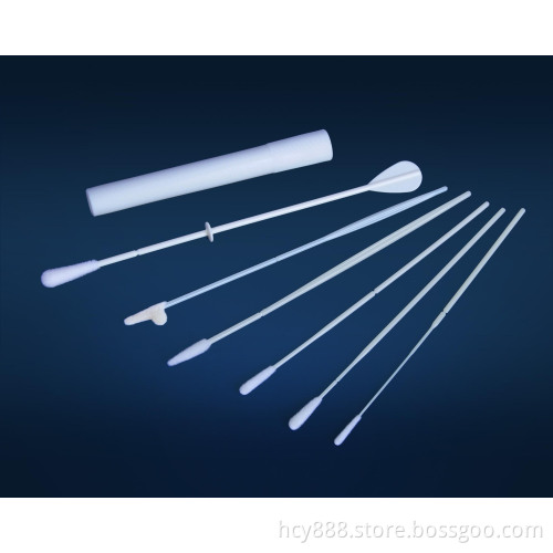 DNA Cells Sampling Swab Usded on Diagnostic Laboratory Clinic